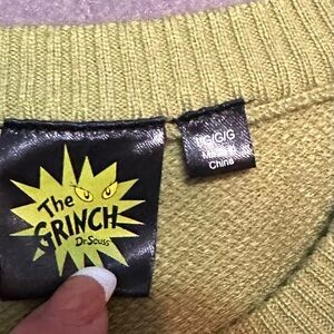 The Grinch Kids' Sweater - Olive Green